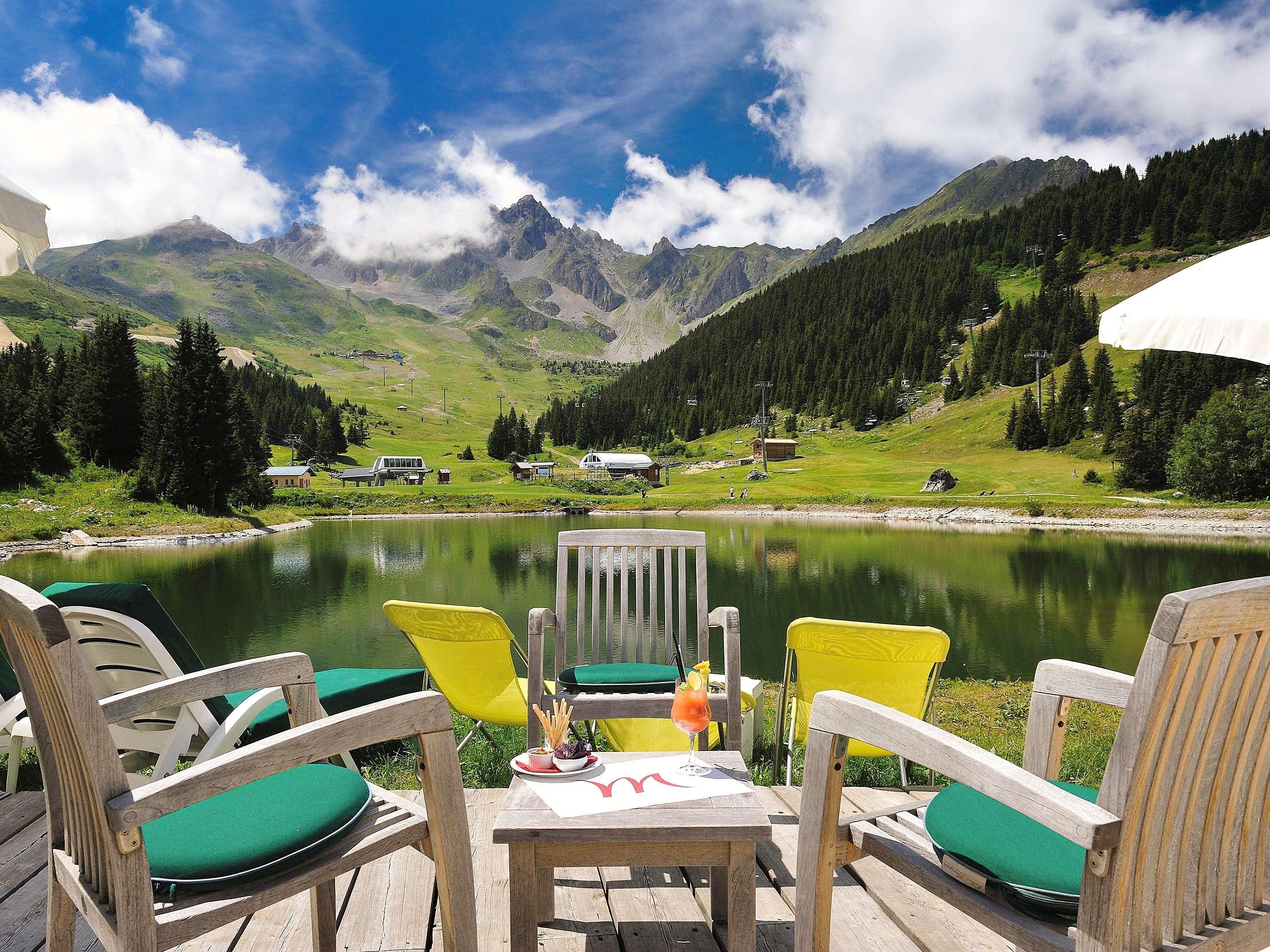Lake Hotel Courchevel 1850 Bagian luar foto
